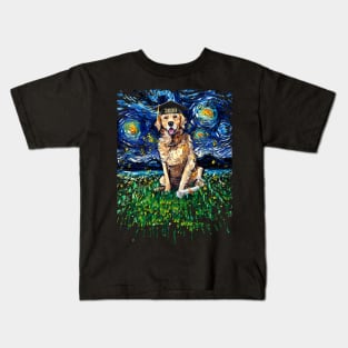 Golden Retriever Night 2020 Graduation splash version Kids T-Shirt